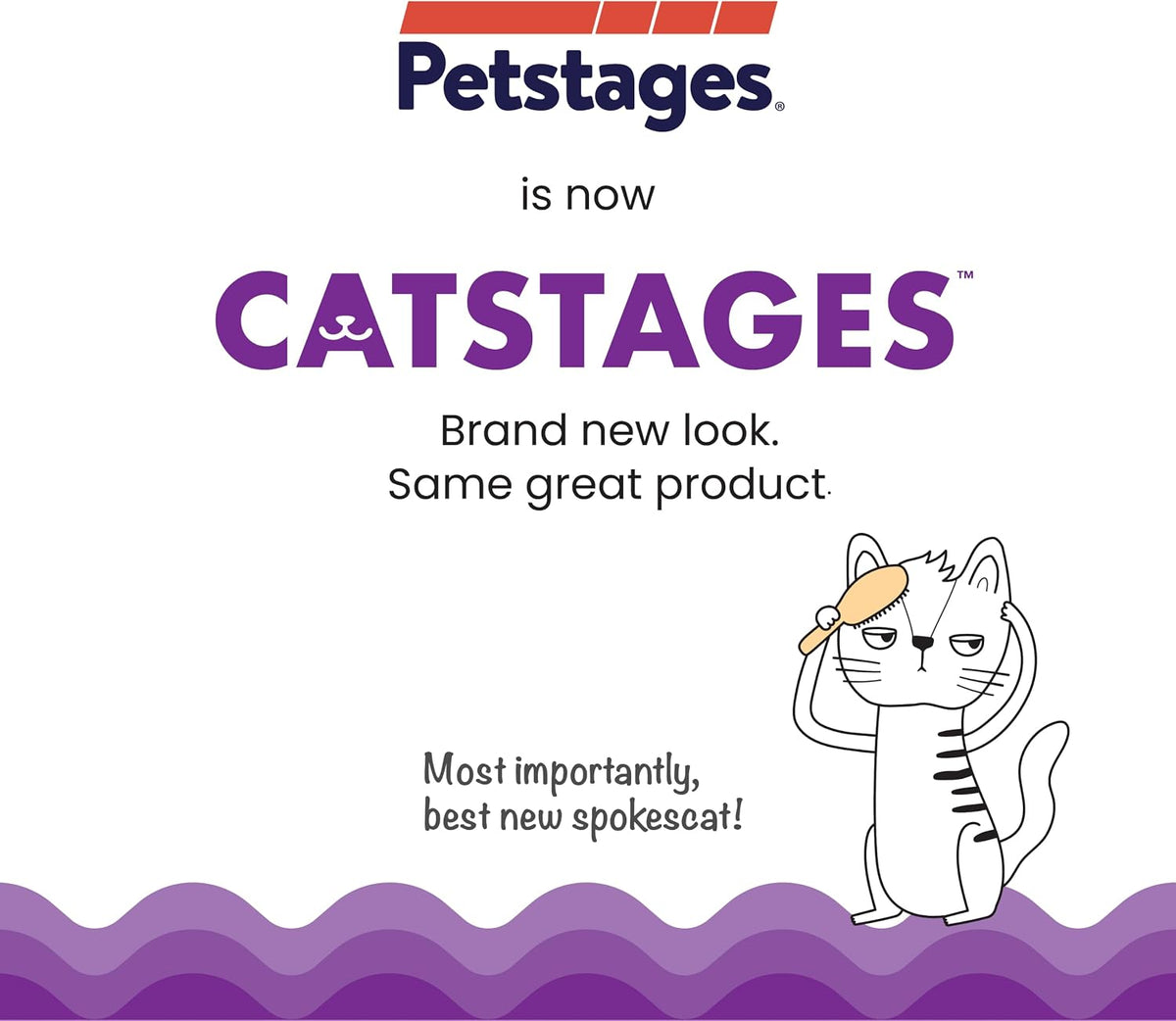 Catstages Chase Meowtain 4-Tier Interactive Cat Track Toy, 10.1" x 7.1"