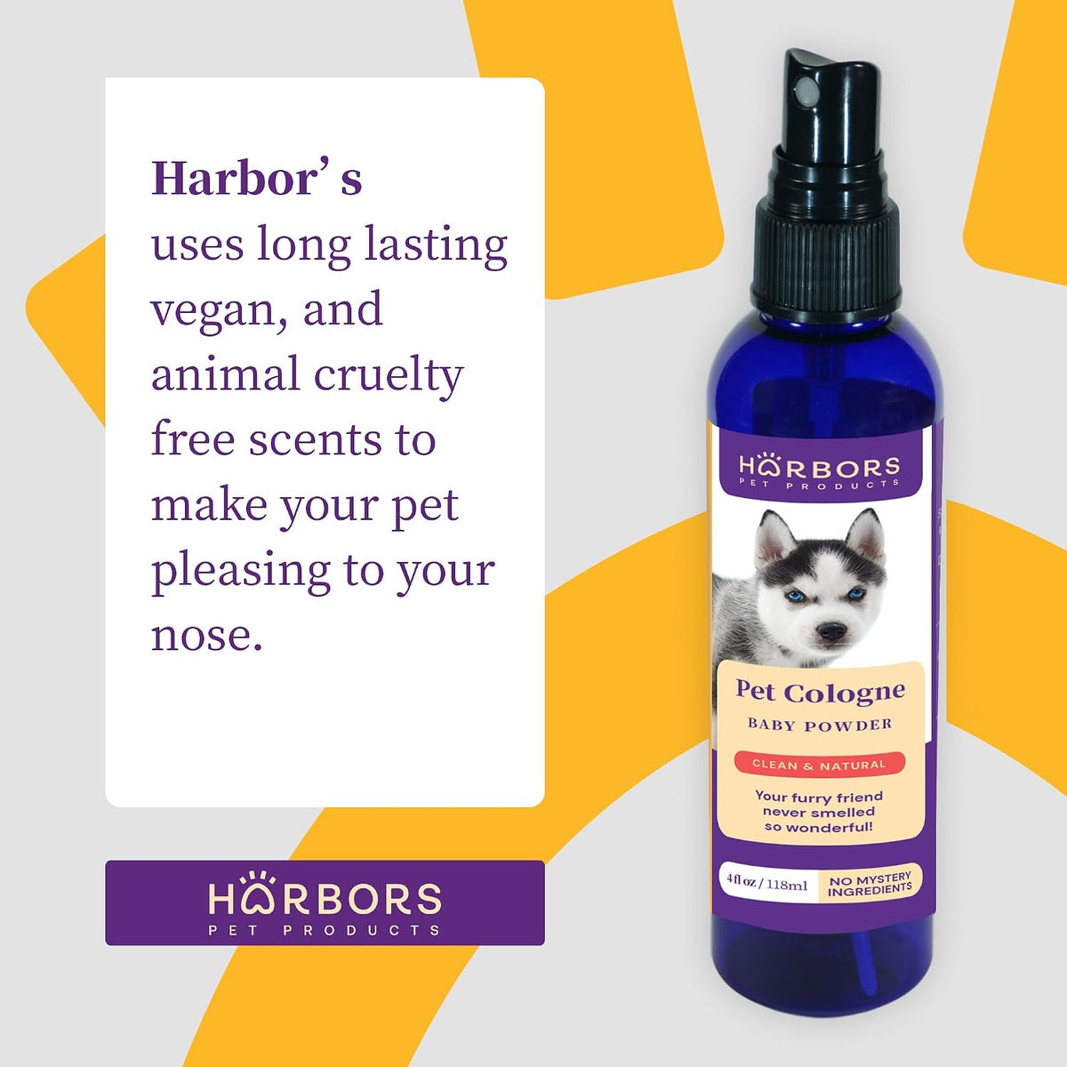 Harbor's Pet Cologne (Baby Powder 4oz)