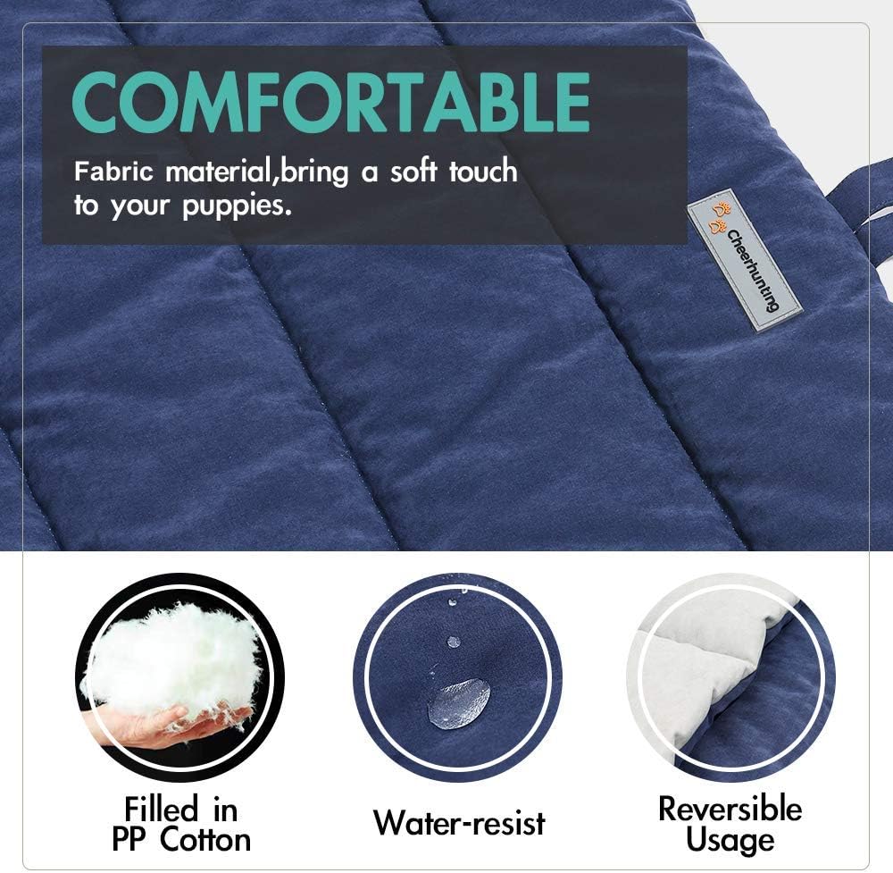 CHEERHUNTING Outdoor Dog Bed, Waterproof, Washable, Large Size, Durable, Water Resistant, Portable and Camping Travel Pet Mat
