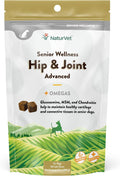 NaturVet Senior Dog Wellness Hip & Joint Advanced Plus - 120 Soft Chews