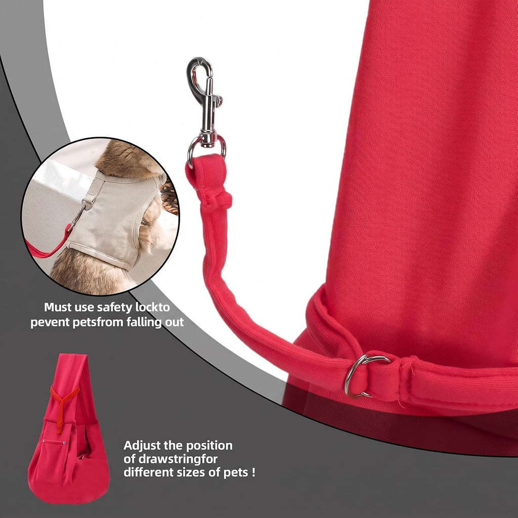ARZQUT Dog and Cats Carrier Sling, Small Pet Carrier with Storage Pocket