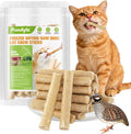 Freezed Drying 100g Cat Chew Sticks Quail Flavor, Cat Teething Sticks for Teeth Cleaning Dental Care, Cats Chew Toys for Fresh Breath