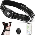 GPS Dog Collar with Tracker, Waterproof, No Monthly Fee, Black, XS