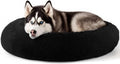 Extra Large Dog Beds, 36in Human Dog Anxiety Relief Comfort Bed (Black)