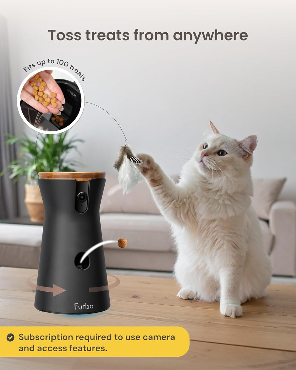 Furbo 360° Cat Camera [Paid Plan Required to Activate]