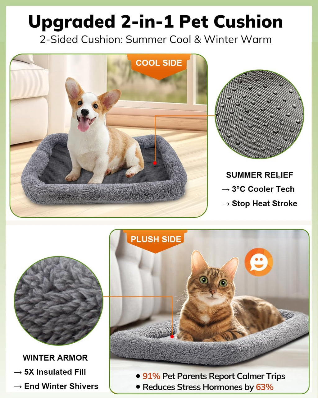 Morpilot Cat Carrier Soft for Large Medium Cats and Puppy up to 20lbs