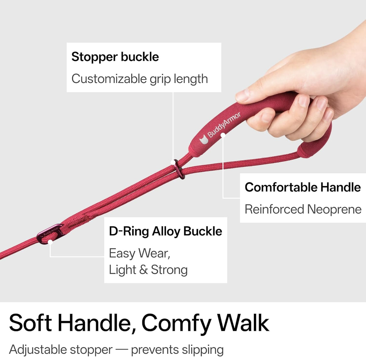 Hands Free Cat Leash Lightweight 4.1-7.2FT Adjustable,Blush Pink