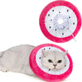ANWA Adjustable Cat Cone Collar Soft, Cute Cat Donut Collar After Surgery