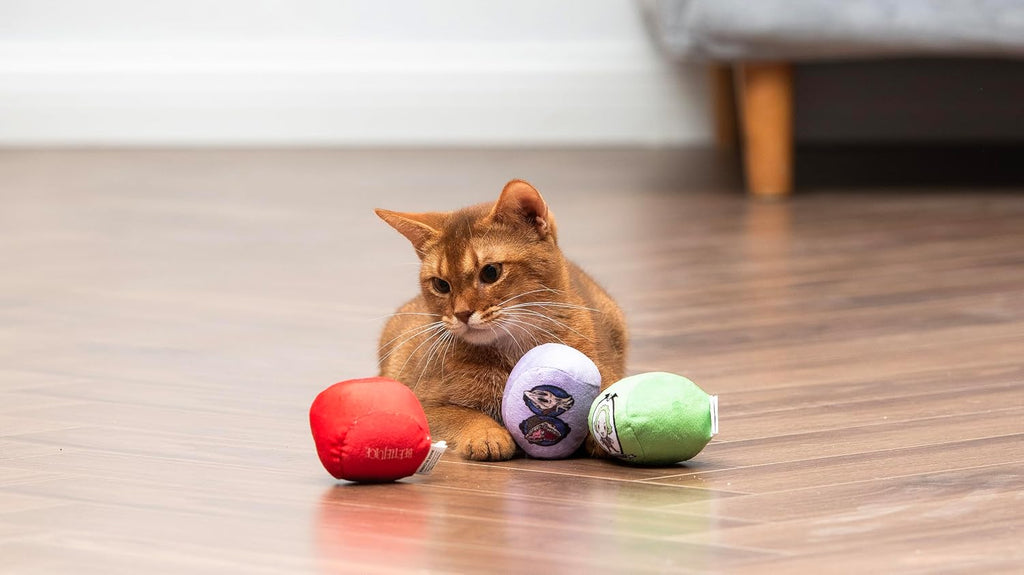 Beetlejuice Catnip Jingle Balls Cat Toy, 1.85 Inch, 3 Pack