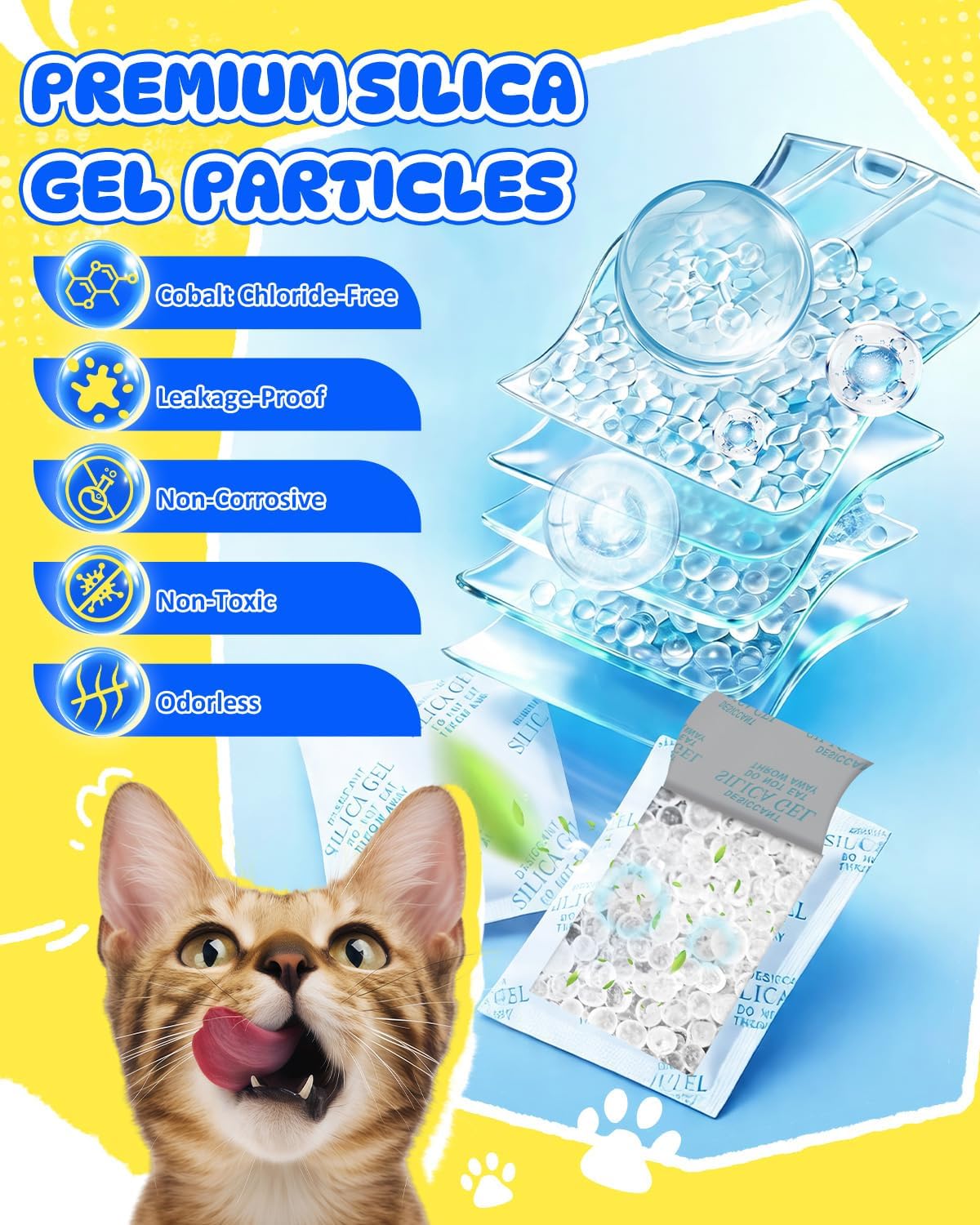 10PCS Desiccant Bag Replacement for All Smart Feeders Desiccant Pack