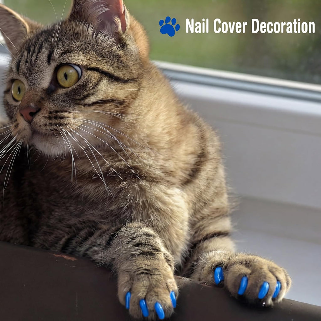 9 Pcs Cat Bathing Bag Set Cat Shower Bag, Navy Blue