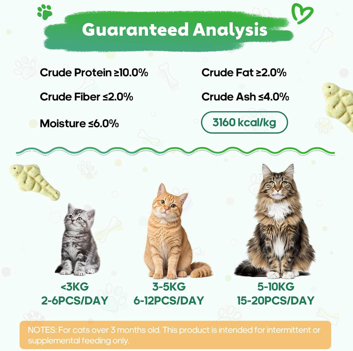 13.4 OZ Catnip Cat Treats for Indoor Cats with Cat Grass Hairball Control & Dental Care Natural Chicken Kitten Snacks Crunchy Training Biscuits for Teeth Cleaning