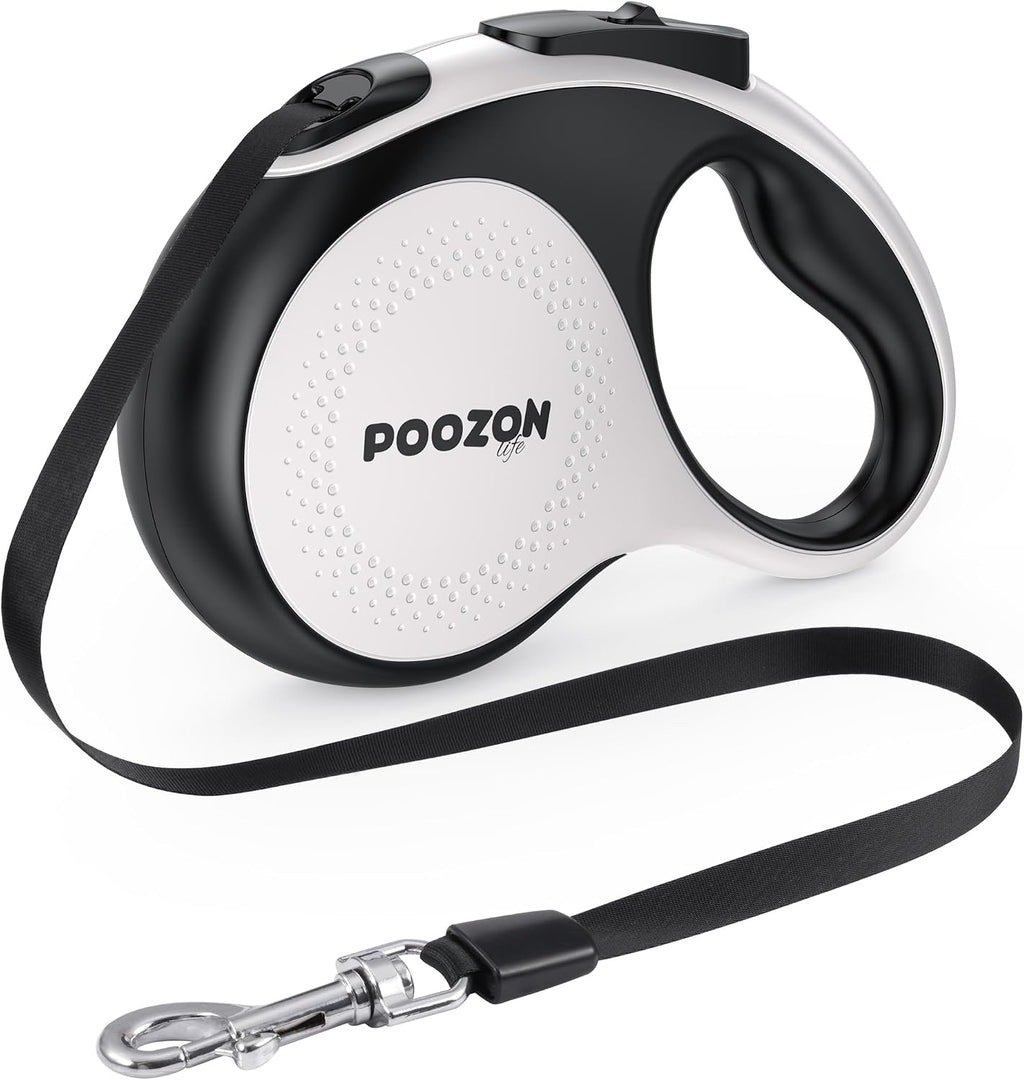 Retractable Dog Leash, 360° Tangle Free, 16 ft Strong Nylon Tap for Pets, Walking Leash for Medium and Large Dogs, Heavy Duty, One Button Break and Lock, Up to 110 lbs