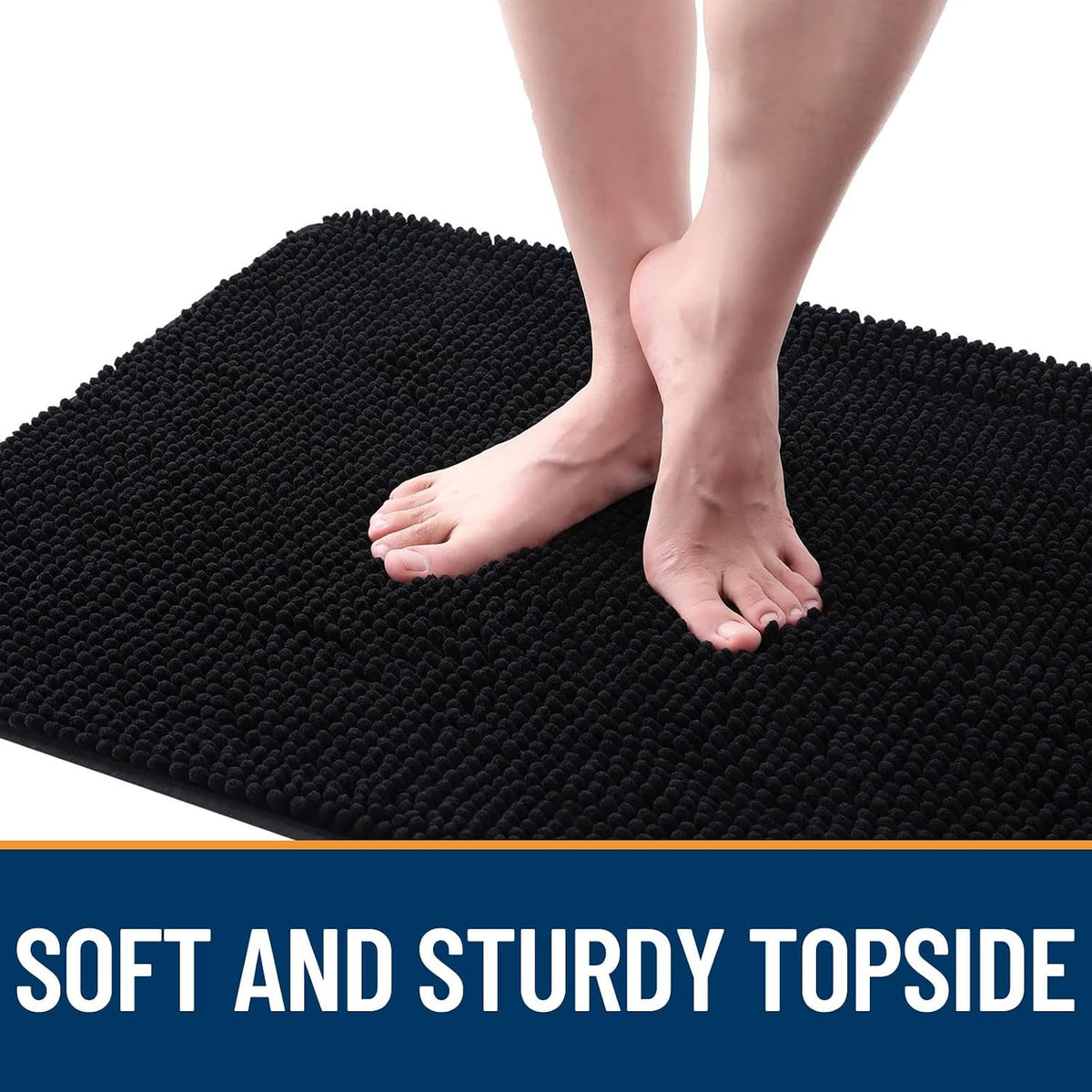 OLANLY Dog Door Mat for Muddy Paws 40x24, Super Absorbent Chenille Mud Mat
