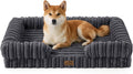 COZY KISS Orthopedic Warming Dog Beds Large Sized Dog, 36“, L, Dark Gray