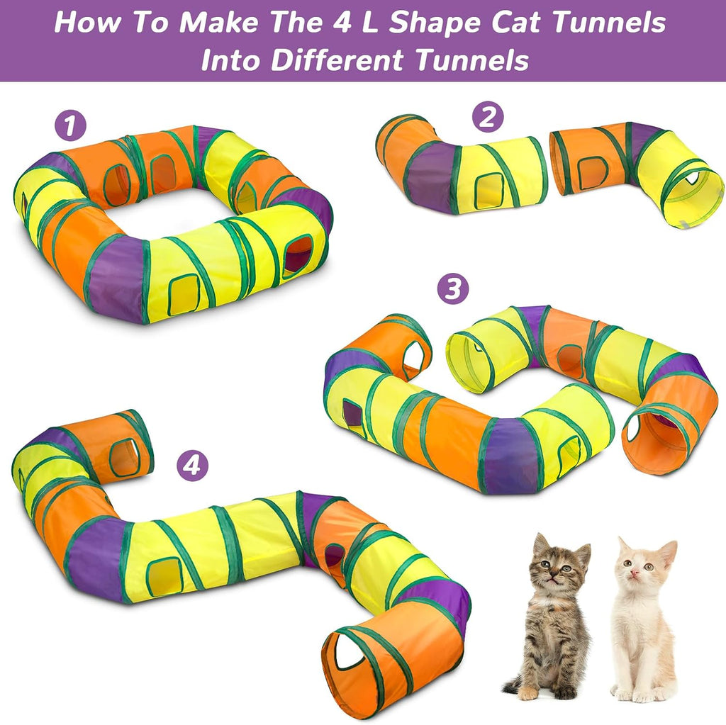 Retro Shaw Interactive Cat Toys for Indoor Cats Kitten,Relieve Bored,25PCS