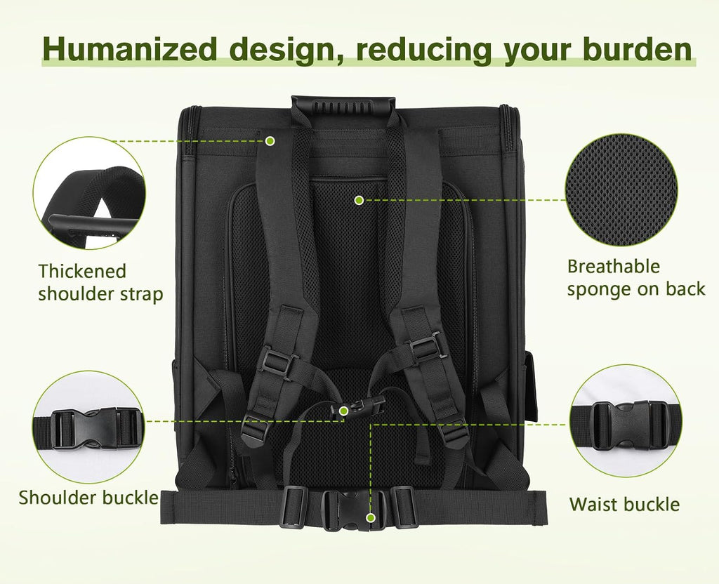 pecute Cat Backpack Breathable, Cat Carrier Backpack Expandable