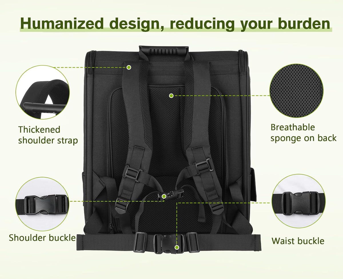 pecute Cat Backpack Breathable, Cat Carrier Backpack Expandable
