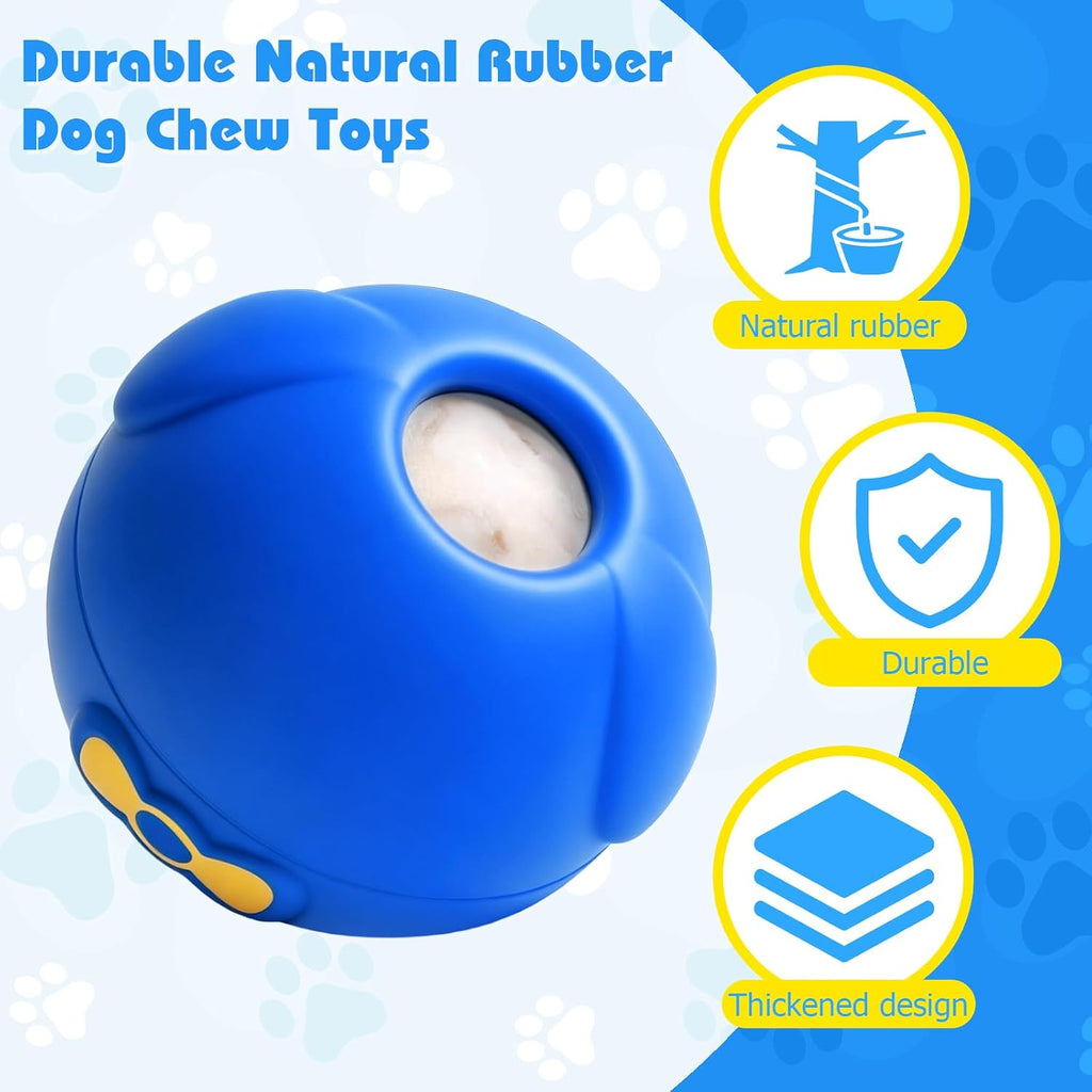 Yipetor Interactive Dog Chew Toy, Large Enrichment Frozen Treat Lick Ball