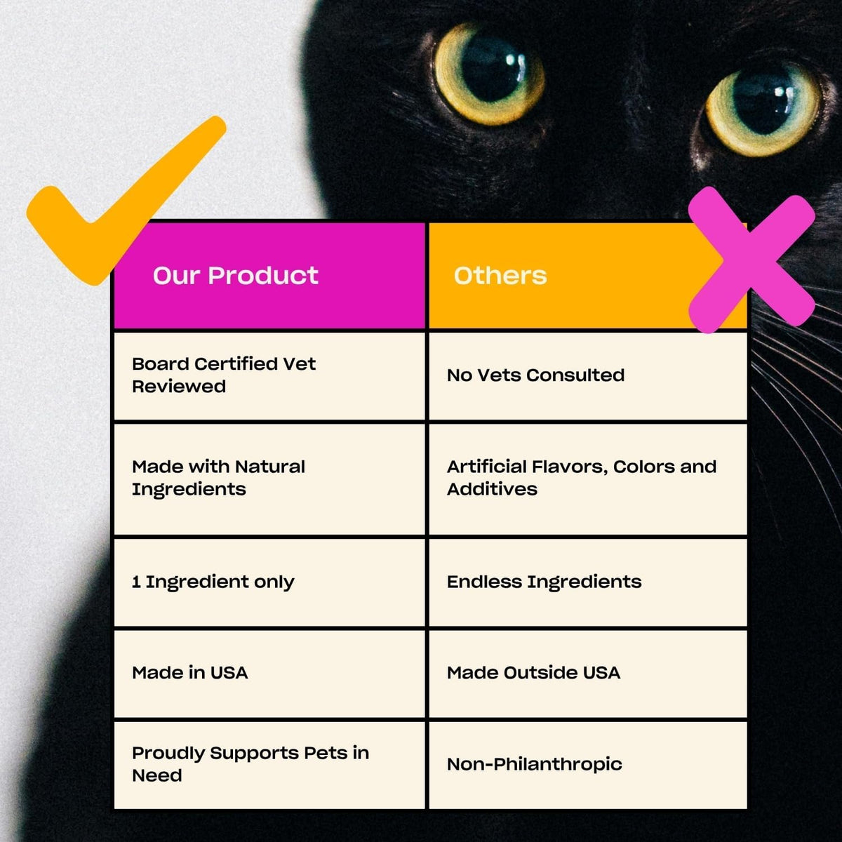 Oh Norman! Salmon Freeze Dried Treats for Cats - Crunchy & High Protein