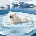 GASUR Cooling Mat for Dogs, Q-Max>0.5 Instant Temp Drop Dog Cooling Mats for Puppy & Cats, Cooling Pad for Dog - Indoor Outdoor Travel Use, Snag Resistant，Machine Washable & Anti-Slip, 20"X16" Blue