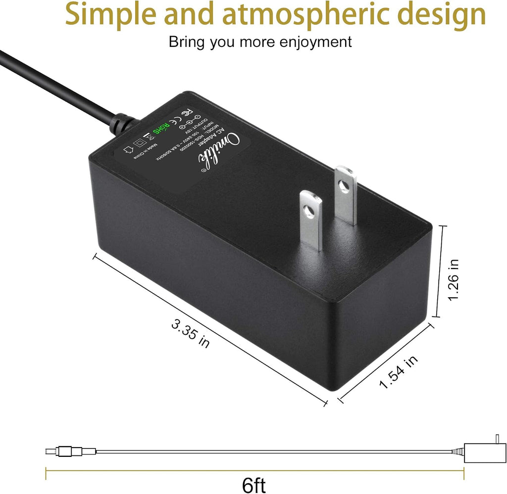 15V AC Adapter Charger Replacement for Litter-Robot II 2 Bubble,Classic,III 3 Open Air Power Supply Litter-Robot III Open Air Self Cleaning Litter Box Power Cord