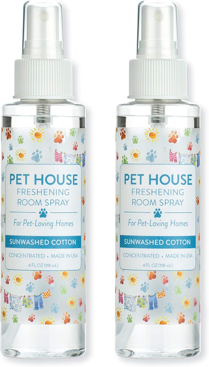 Sunwashed Cotton Concentrated Room Spray for Pet Odor, Pack of 2