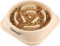 Slow Feeder Dog Bowls for Large Dogs | Non-Slip Base, Anti-Choking Design, Reduces Bloating & Overeating, Easy to Clean, 4 Cups