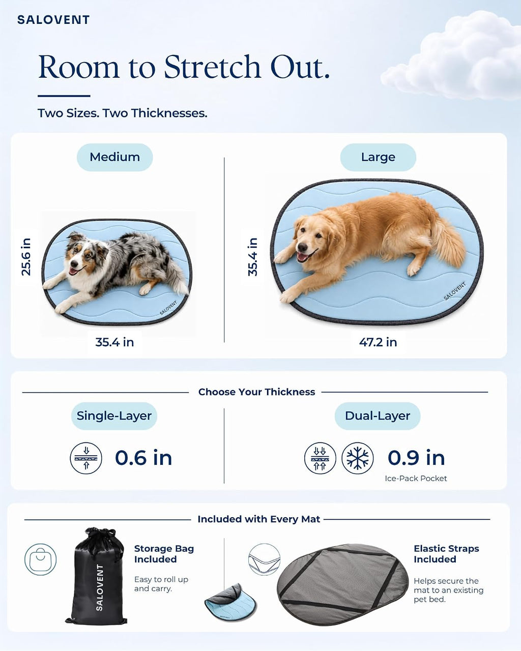 Thick Dog Bed Mat, Machine Washable Cushioned Pet Pad for Beds and Couches