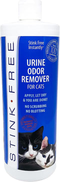 Instantly Urine Odor Remover & Eliminator for Cat Urine - Neutralizer of Cat Pee, Oxidized Based Urine Cleaner Solution for Carpets, Rugs, Mattress, etc. 32 oz bottle (1 Quart)