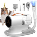 Fixr Pet Grooming Vacuum & Dog Hair Vacuum, 12000Pa Powerful Pet Grooming Kit with 2L Large Dust Cup, Low Noise Dog Vacuum for Shedding Grooming Hair, 3 Suction Levels, 5 Grooming Tools