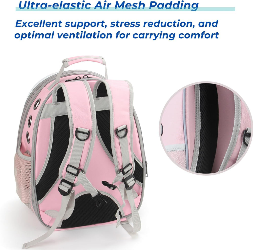 Lollimeow Expandable Bubble Cat Carrier Backpack, Supports up to 14 lbs
