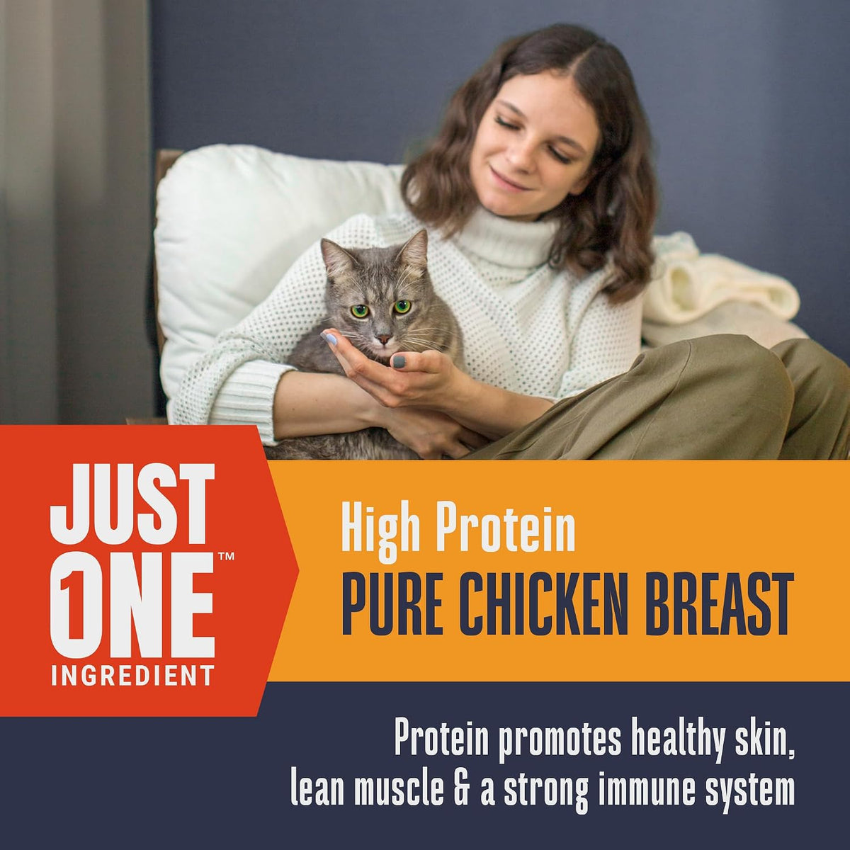 Whole Life Cat Just One Chicken Freeze Dried Cat Treats - 9 oz (Pack of 1)