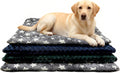 4Piece Washable Orthopedic Dog Bed Kennel Pad Indoor Outdoor Crate Mat 36In