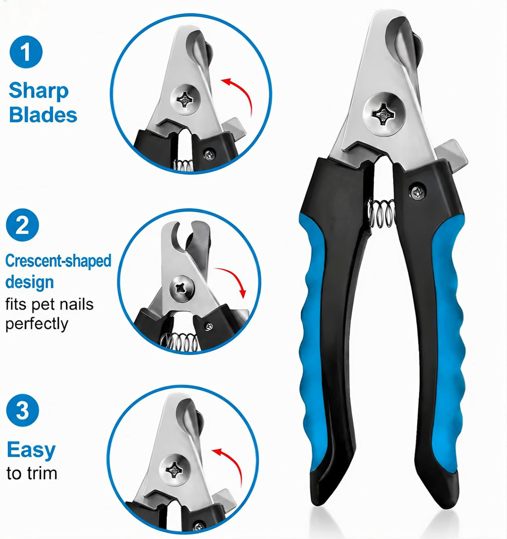 Dog Brush for Shedding,Deshedding Slicker Undercoat Rake Brush for Dog,8PCS
