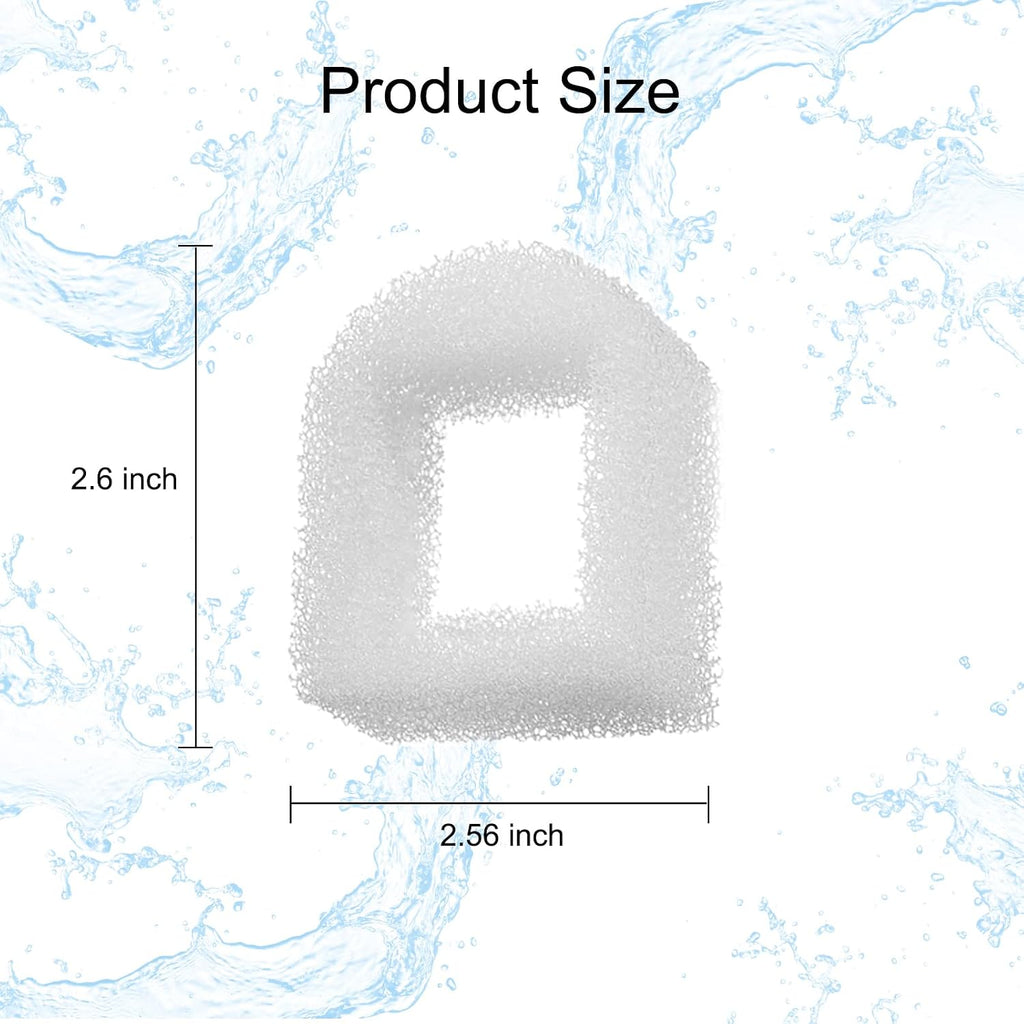 32 Pack Pet Fountain Replacement Filters, 16 Carbon and 16 Foam Pre-Filters