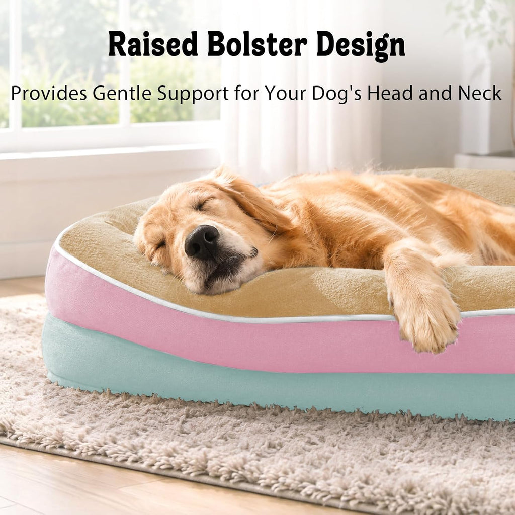 Chez Paw Waterproof Orthopedic XL Dog Bed for Large and Extra Large Dogs