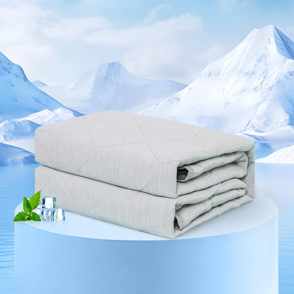 Rywell Cooling Blanket for Dogs, Large Dog Cooling Mat Q-Max>0.5, Durable&Versatile with Cooling&Soft Surfaces for All Seasons,Waterproof Protect Sofa Bed,40 * 60IN Washable Dog Blanket