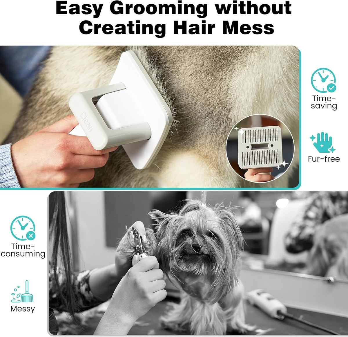 Pet Hair Vacuum with Clipper, 12000Pa, PG100