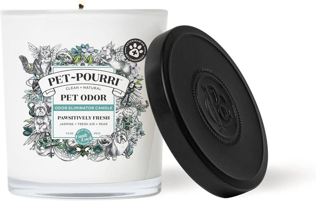 Pet-Pourri Pawsitively Fresh Pet Odor Deodorizer Candle, 7.5 Oz