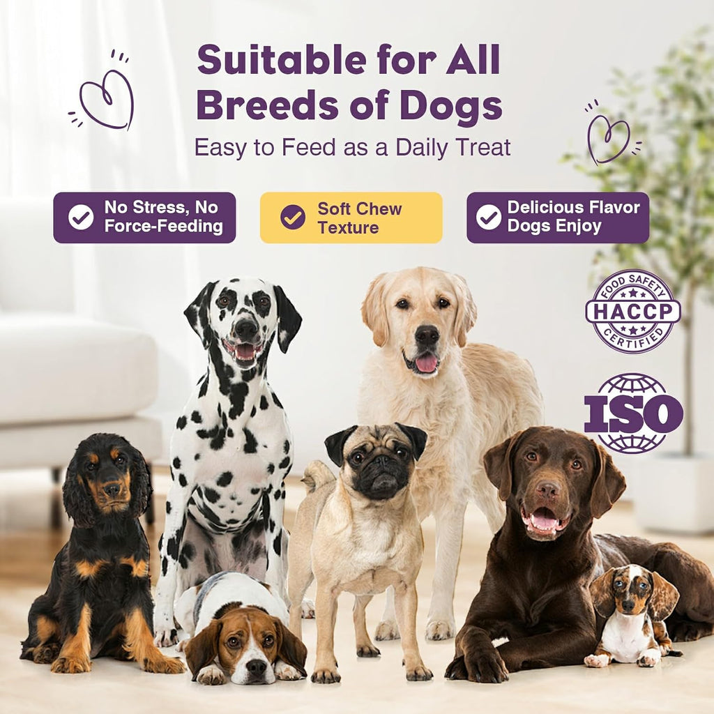 Probiotics for Dogs 200pcs Dog Probiotics for Digestive Health Duck