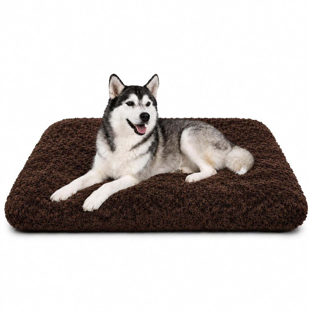 Dog Bed Large Size, Plush Washable Pet Bed Mat, Dog Crate Bed 41"x27"