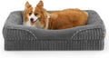 EHEYCIGA Extra Large Orthopedic Dog Bed 41x27 Inch, Grey
