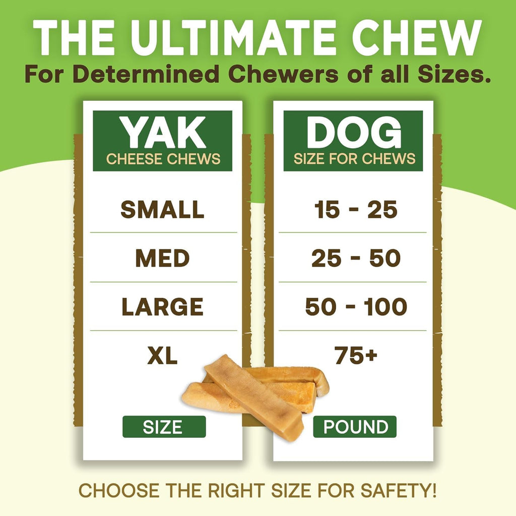 EcoKind Yak Cheese Himalayan Dog Chews, Yak Chews for Medium Dogs, 12 Bones