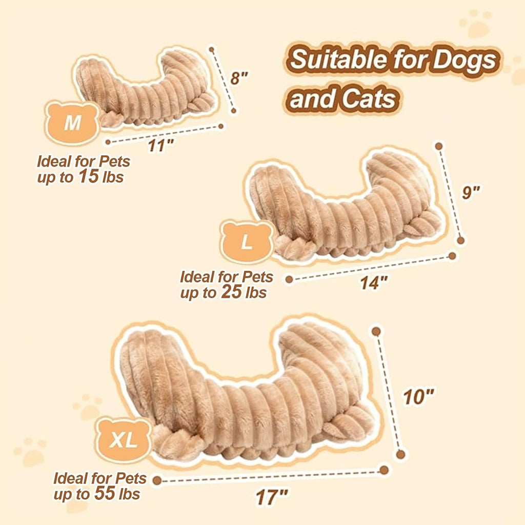 Dog Calming Pillow,Soft and Neck-Friendly,Washable Pet Neck Pillows,17"x10"