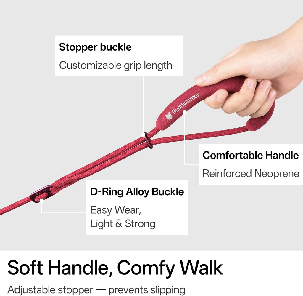 Escape Proof Cat Harness and Leash Set, Y Shape Cat Harness Adjustable Anti-Choke Soft Padded Vest Harness Hands Free Cat Rope Leash and Harness Set for Kitten Cats≤26lbs (Burgundy, S)