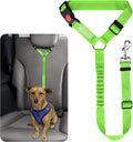 BWOGUE Dog Seat Belt for Car, Reflective Headrest Restraint Bungee Lead