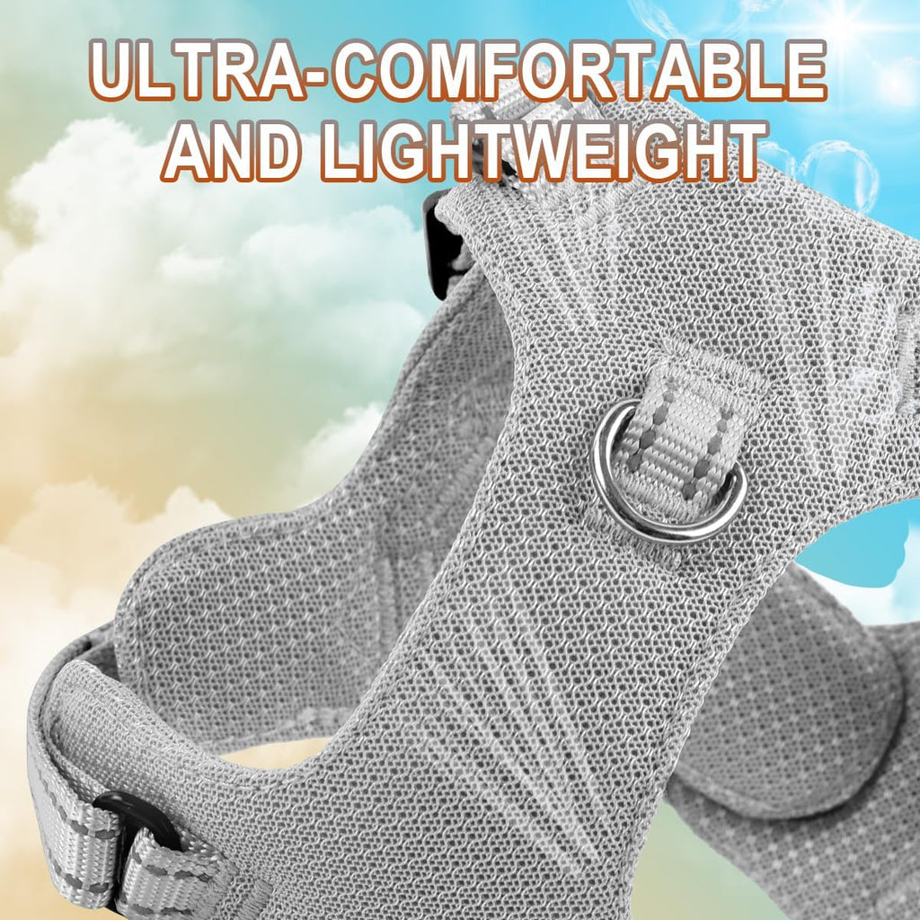 BARKBAY Small Dog Harness,No Pull Puppy Harness,Step-in Dog Vest