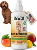 Dog Detangler Spray, Leave-in Conditioner Spray for Dogs, Mango, USA, 16 OZ