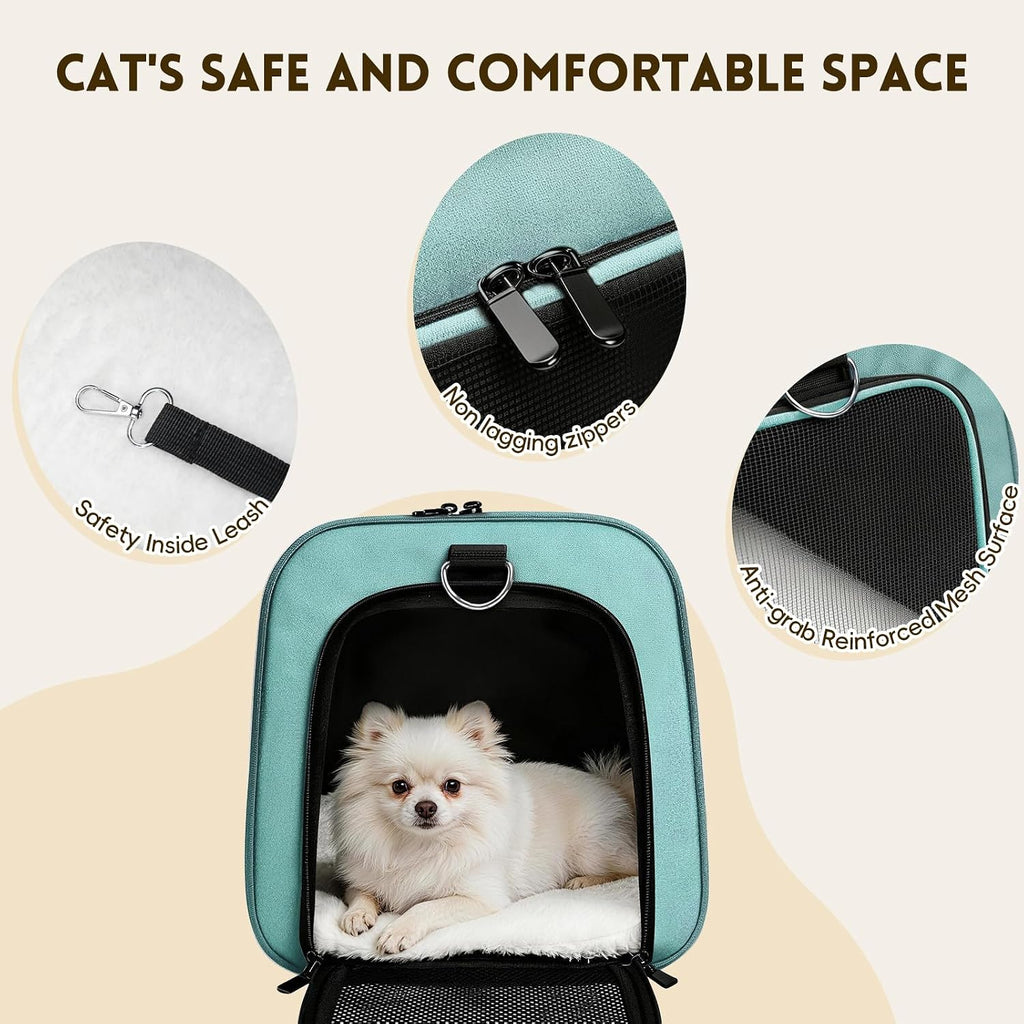 Cat Carrier Soft, Dog Carriers for Small Dog/Large Cat (Up to 16lb)